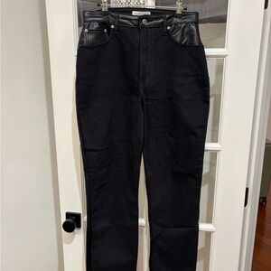 Abercrombie & Fitch Black Ultra High Rise Pants
